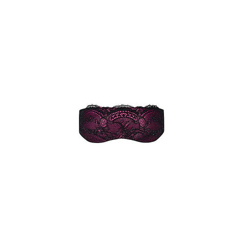 Roseberry Feminine Eye Mask with Lacy Adornments - Masks And Blindfolds