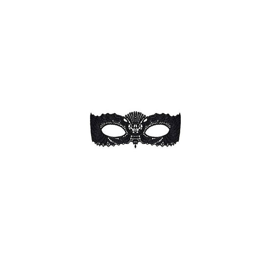 A700 Black Sexy Eye Mask with Ribbon Tie by Obsessive - Masks And Blindfolds