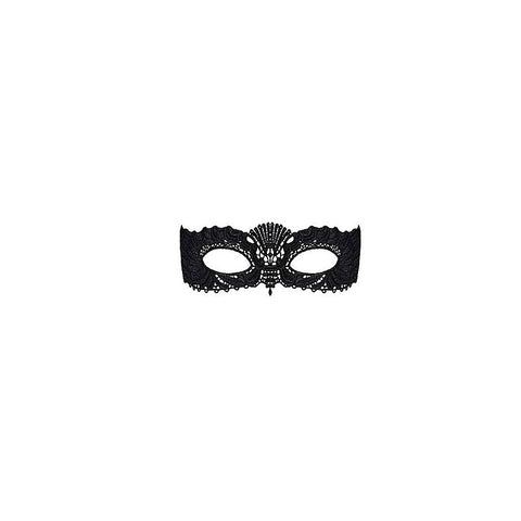 A700 Black Sexy Eye Mask with Ribbon Tie by Obsessive - Masks And Blindfolds