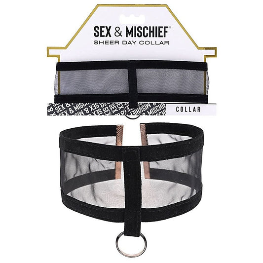 S&M Sheer Day Collar by Sportsheets - Her Fetish