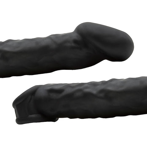 Muscle Ripped Inner Ribbed Velvet- Night Penis Extender - Penis Sleeves and Extenders