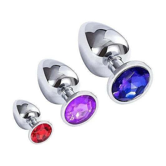 SXE Stainless Steel Comfort Butt Plug Set by SXE Novelties - Butt Plugs