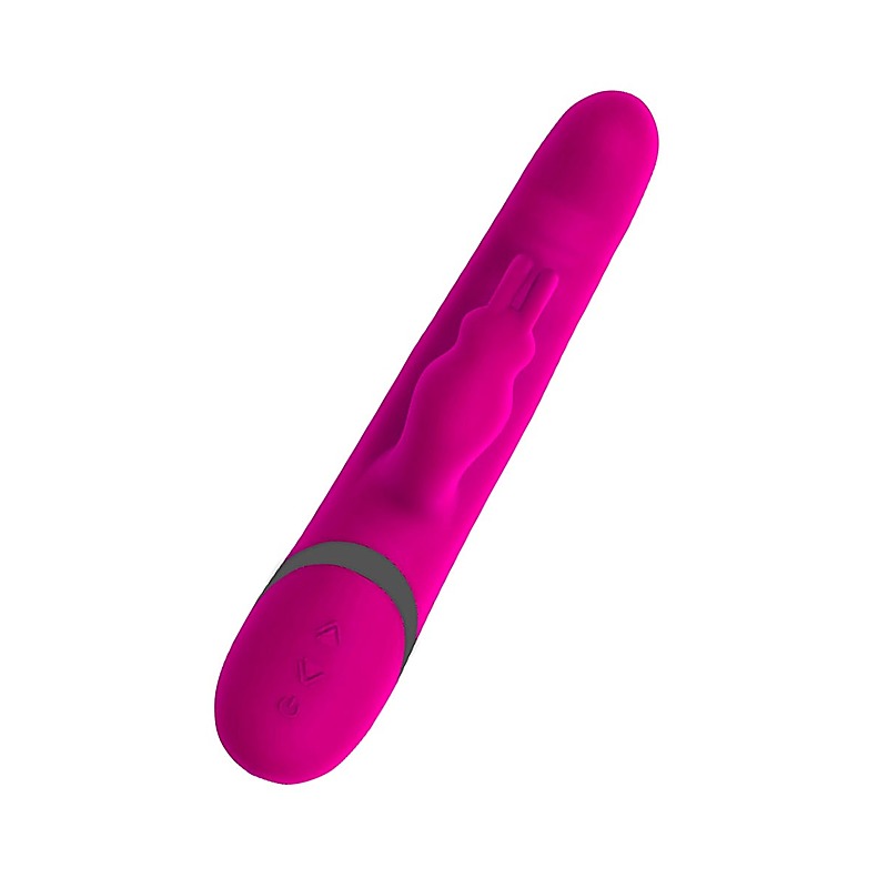 Commotion Cha Cha Thrusting Rabbit Vibrator by BMS Factory - Rabbit Vibrators