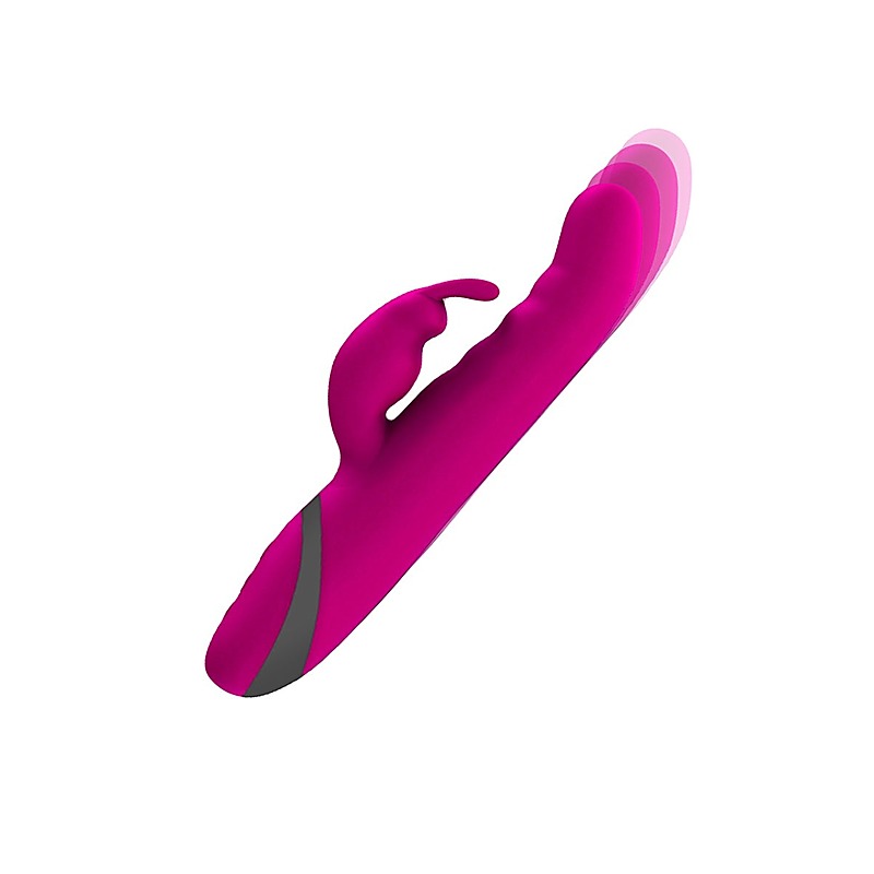 Commotion Cha Cha Thrusting Rabbit Vibrator by BMS Factory - Rabbit Vibrators