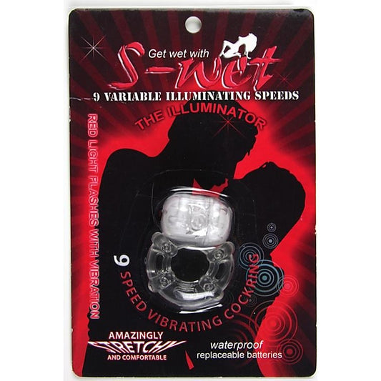 S Wet Illuminator Vibrating Cock Ring by NU Sensuelle - Vibrating Cock Rings
