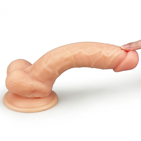 The Ultra Soft Dude Realistic Dong by Lovetoy - Realistic Dildos