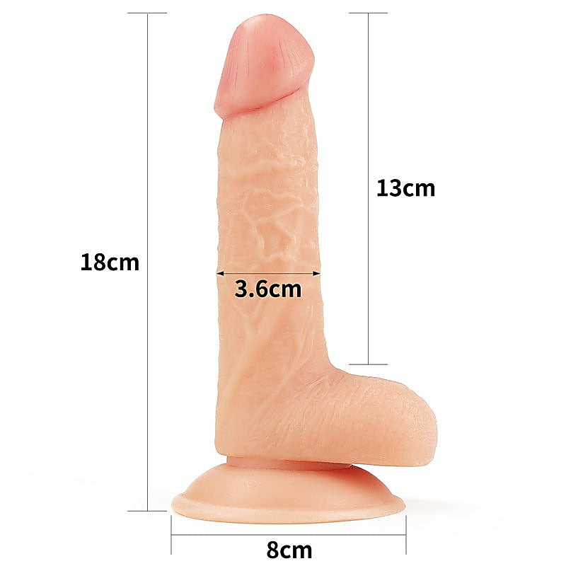 The Ultra Soft Dude Realistic Dong by Lovetoy - Realistic Dildos