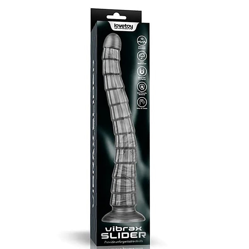 Vibrax Slider King Sized Rechargeable Vibrating Dildo - Vibrating Dildos