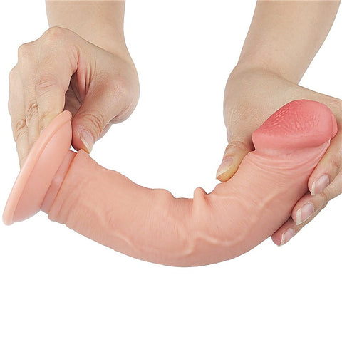 Sliding Skin Dual Layer Realistic Dong With Flexible Skin Flesh - Realistic Dildos