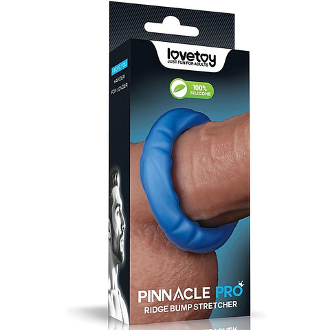 Pinnacle Pro Ridge Bump Stretcher Men's Cock Ring by Lovetoy - Stretchy Cock Rings