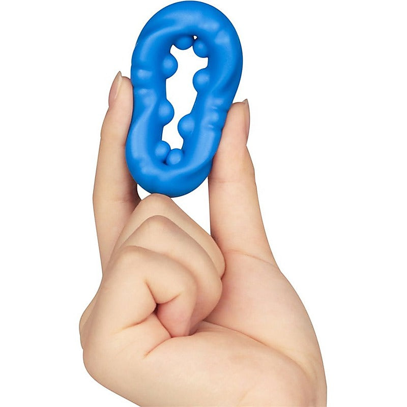Pinnacle Pro Ridge Bump Stretcher Men's Cock Ring by Lovetoy - Stretchy Cock Rings