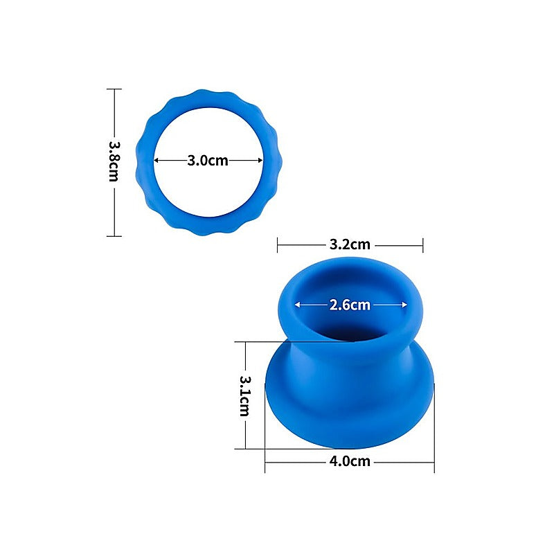 Pinnacle Pro Twin Flex Stretchy Cock and Balls Cock Rings - Ball and Cock Toys