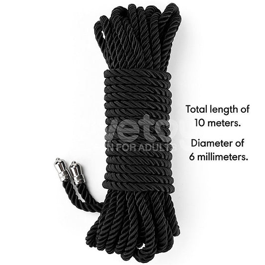 Rebellion Reign Silky Bondage Play Rope by Lovetoy - Cuffs And Restraints