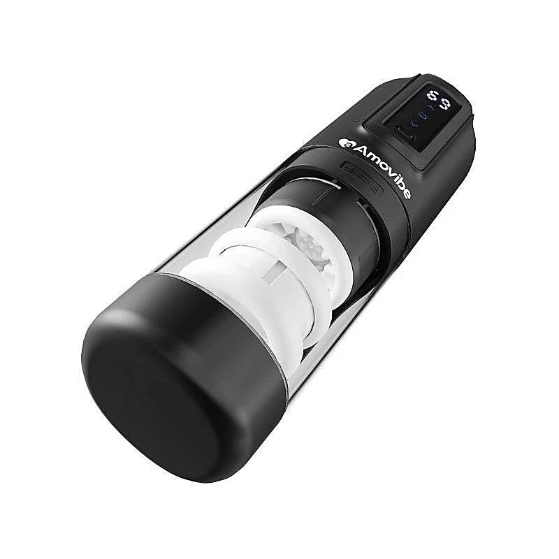 Porsha Rechargeable Automatic Male Masturbator by Amovibe - Masturbators and Strokers