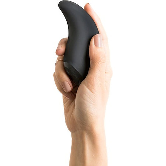 Bcurious Premium Noir Clit Vibrator by B Swish - Clit Ticklers and Pulsators