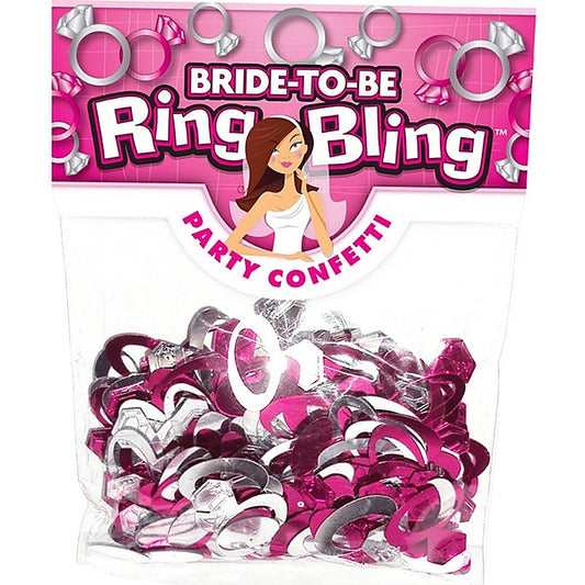 Bride To Be Ring Bling Bachelorette Party Confetti - Party Gifts and Novelties