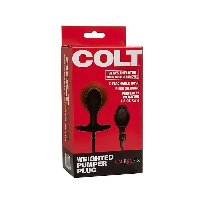 Premium Colt Weighted Pumper Silicone Anal Plug - Butt Plugs