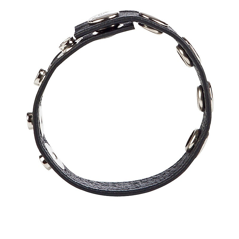 Colt Adjustable 5 Snap Fastener Leather Strap - Cock Rings