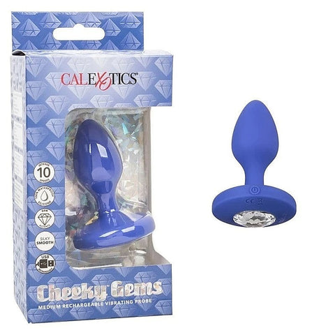 Cheeky Gems Rechargeable Vibrating Anal Plug - Butt Plugs