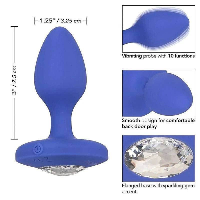 Cheeky Gems Rechargeable Vibrating Anal Plug - Butt Plugs