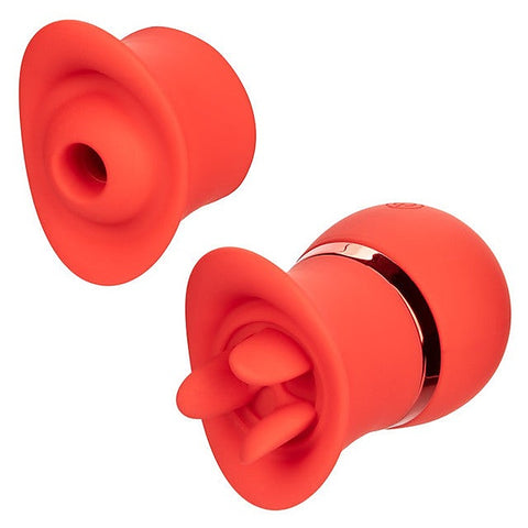 French Kiss 12 Function Suck & Play Interchangeable Set - Clit Ticklers and Pulsators