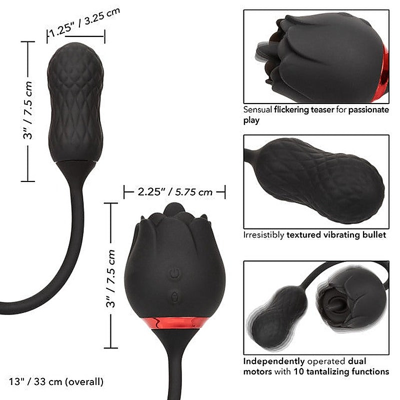 French Kiss Elite Siren 10 Function Clitoral Stimulator - Clit Ticklers and Pulsators