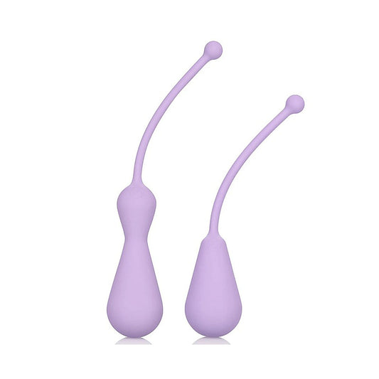 Silicone Weighted Kegel Exercisers Set by California Exotics - Love Eggs and Kegel Exercisers
