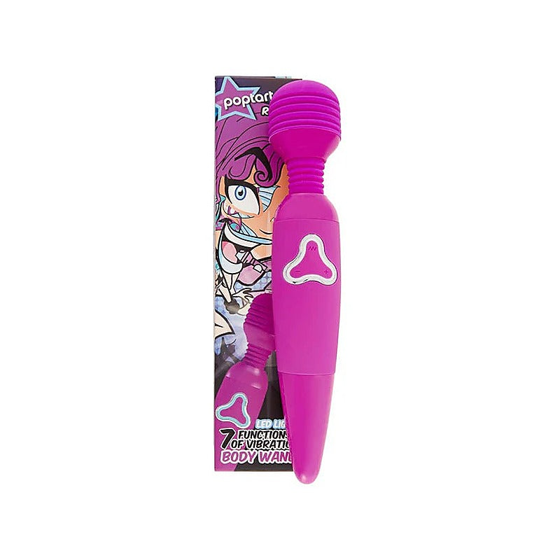 Poptart Roxy Rechargeable Body Wand Massager Purple - Body Wands