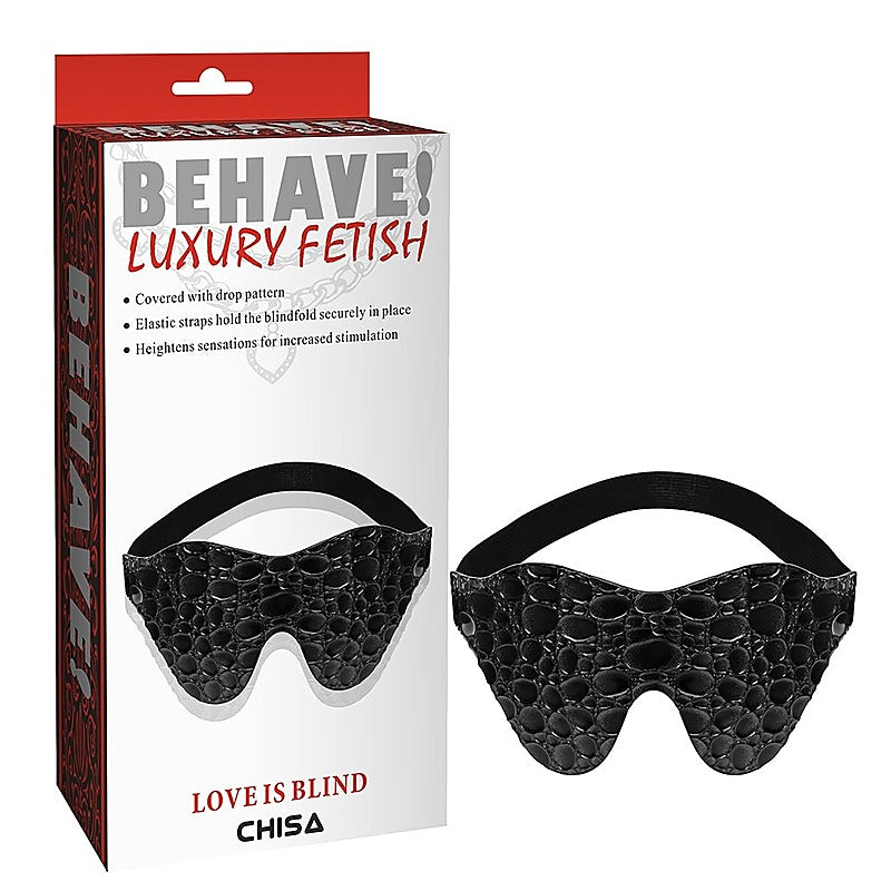 Behave LOVE IS BLIND Classics Bondage Mask by Chisa - Masks And Blindfolds