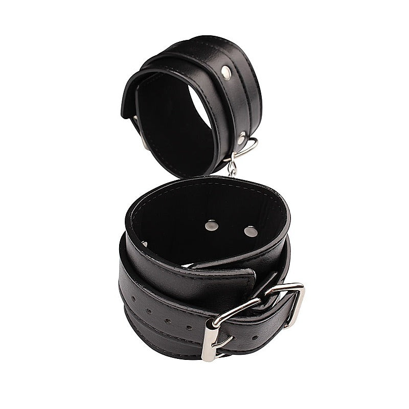 Behave Adjustable Classic Hand Cuffs Black by Chisa - Cuffs And Restraints