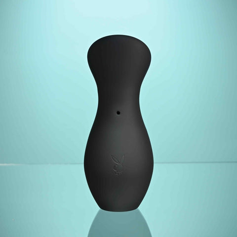 Evolved Playboy Pleasure The Jet Set Clitoral Sucker Vibrator with Travel Case - Clit Ticklers and Pulsators
