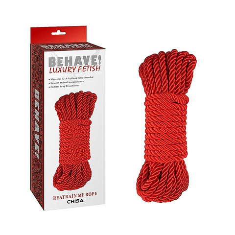 Premium Restrain Me Bondage Rope Red by Chisa - Cuffs And Restraints