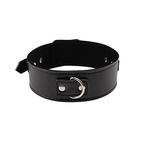 Behave Midnight Fully Adjustable Bondage Collar by Chisa - Collars and Leads