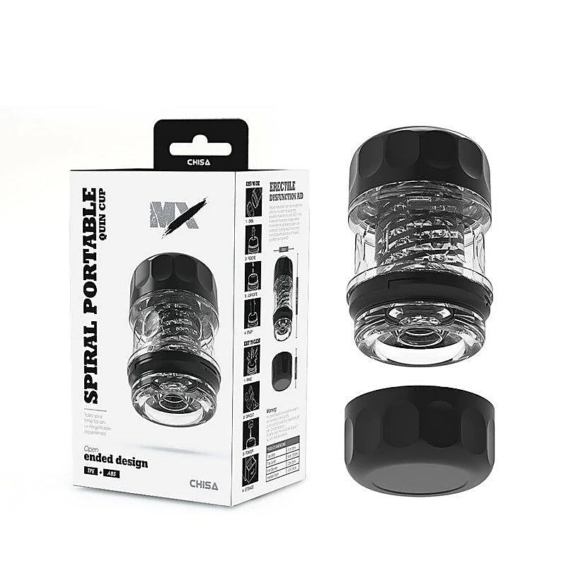 MX Spiral Portable Quin Cup Male Stroker by Chisa - Masturbators and Strokers