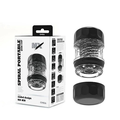 MX Spiral Portable Quin Cup Male Stroker by Chisa - Masturbators and Strokers