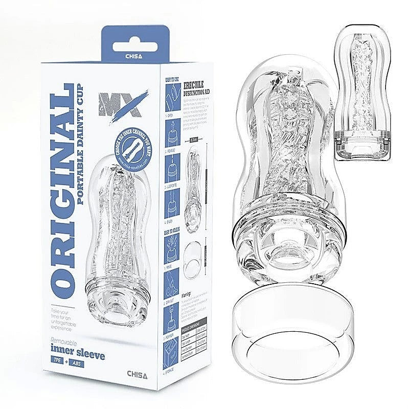 MX Original Portable Dainty Men's Masturbator Cup by Chisa - Masturbators and Strokers