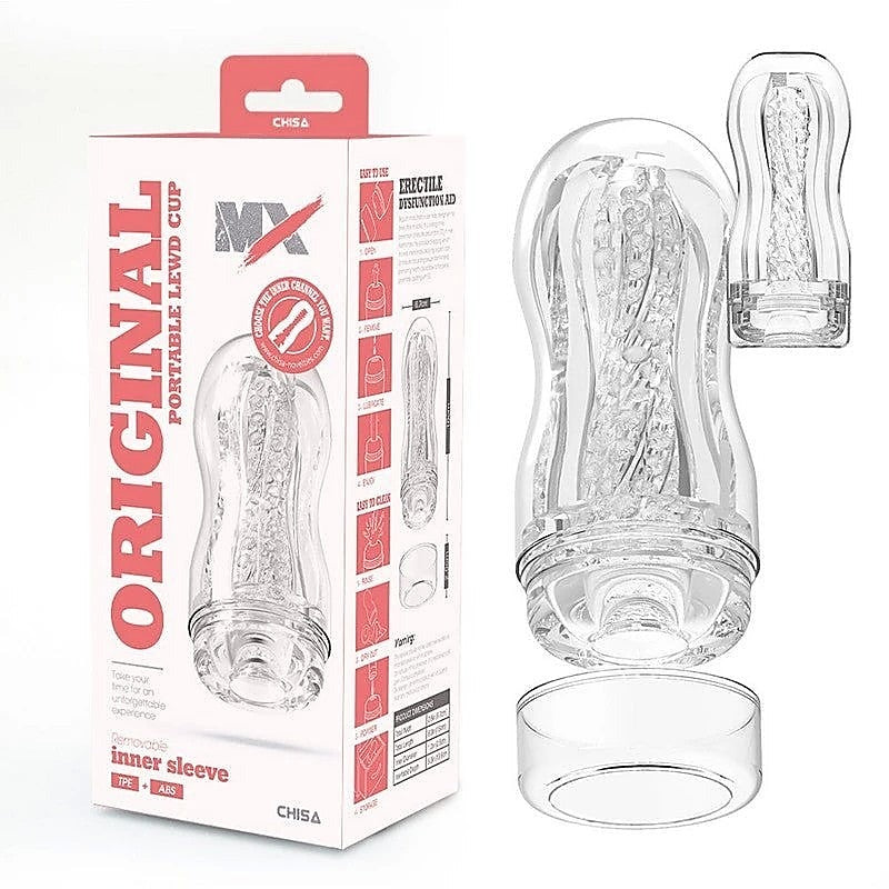 MX Original Portable Lewd Men's Stroker Cup by Chisa - Masturbators and Strokers