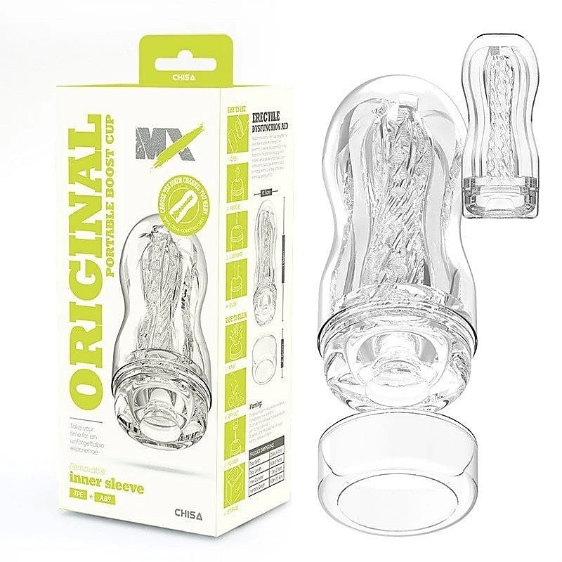 MX Original Portable Boost Super Soft Male Stroker Cup - Masturbators and Strokers