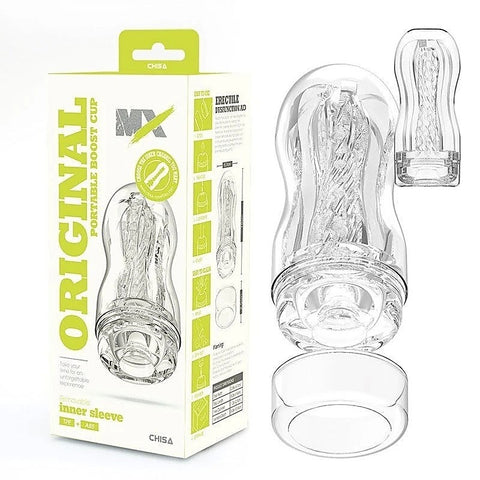 MX Original Portable Boost Super Soft Male Stroker Cup - Masturbators and Strokers