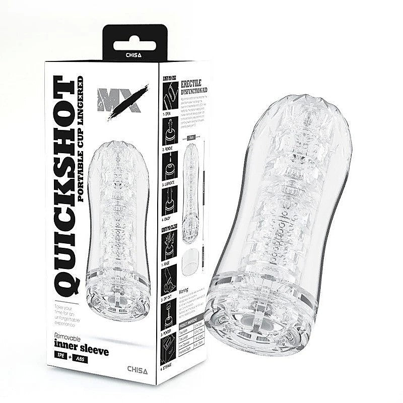 MX Quickshot Portable Cup Automatic Male Stroker by Chisa - Masturbators and Strokers