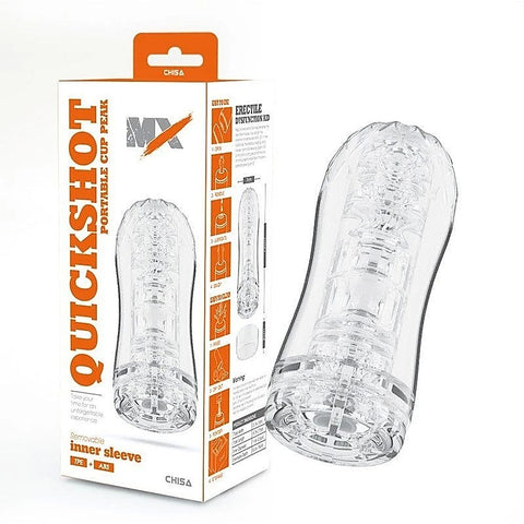 MX Quickshot Portable Cup Peak Automatic by Chisa - Masturbators and Strokers