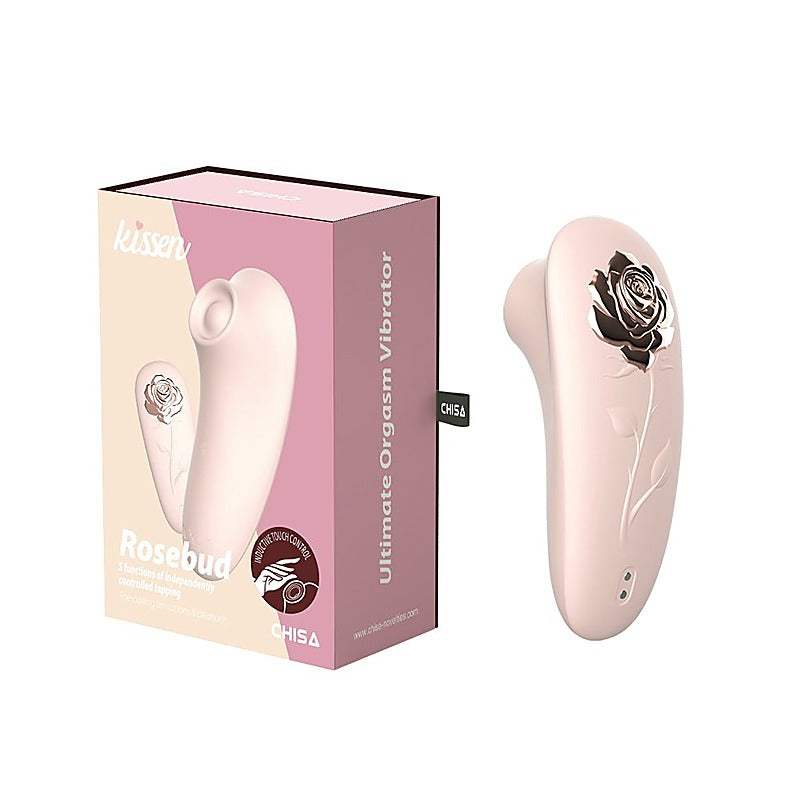 Kissen Rosebud Waterproof Clitoral Massager by Chisa - Clit Ticklers and Pulsators