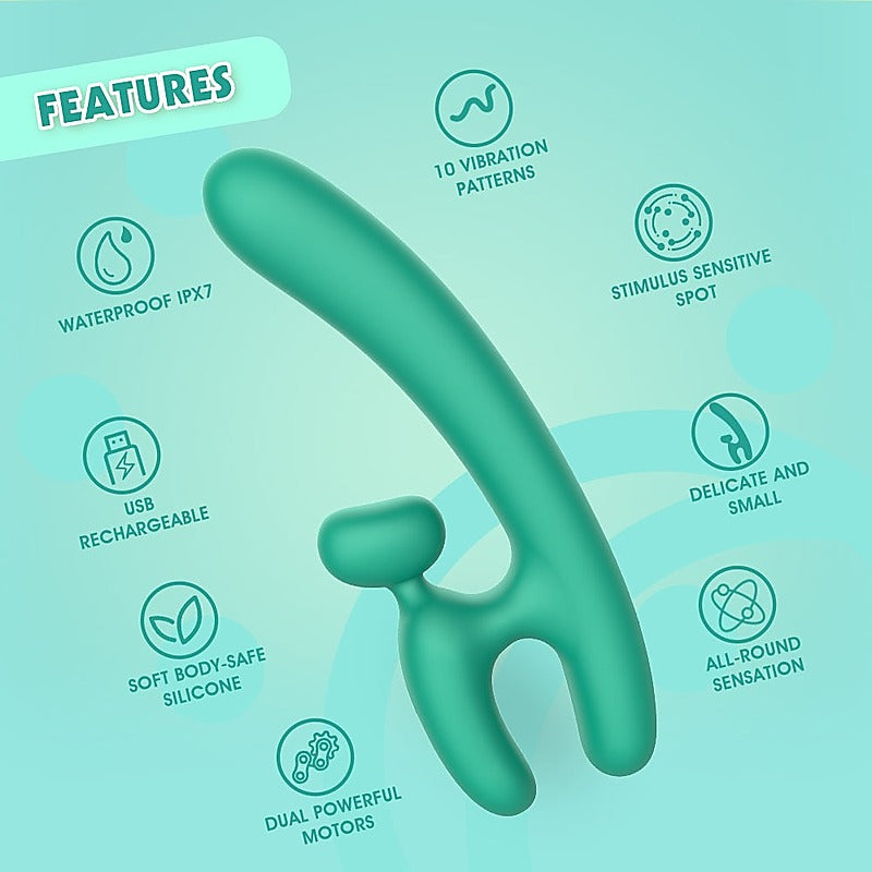 Lust Ripple Hriendyri Personal Adult Massager by Chisa - Personal Massagers