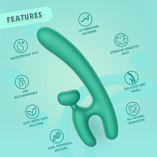 Lust Ripple Hriendyri Personal Adult Massager by Chisa - Personal Massagers