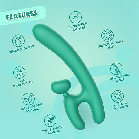 Lust Ripple Hriendyri Personal Adult Massager by Chisa - Personal Massagers