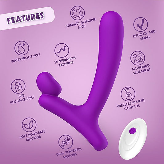 Lust Ripple Horny Remote Control Personal Massager by Chisa - Personal Massagers