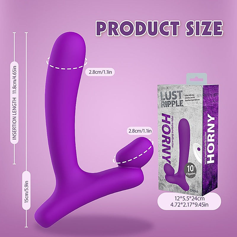 Lust Ripple Horny Remote Control Personal Massager by Chisa - Personal Massagers