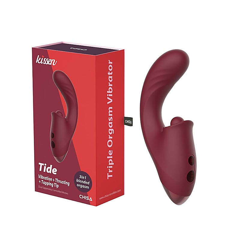 Kissen Tide Triple Orgasm Rabbit Vibrator by Chisa - Rabbit Vibrators