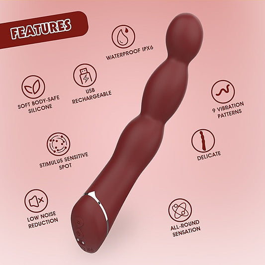 Lust Ripple Lapper Multi Function G Spot Vibrator by Chisa - G-Spot Vibrators