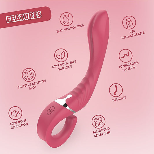 Lust Ripple Cavort 10 Function G Spot Vibrator by Chisa - G-Spot Vibrators
